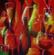 happy hour - Ulrike SallÃ³s-Sohns - Acryl auf Leinwand - Stillleben - 