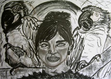 Das Mädchen mit den Papageien - Peter Mach - Array auf - Array - Das Mädchen mit den Papageien - Peter Mach - Array auf - Array -