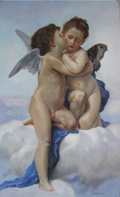 Lorenzo Antognetti omaggio a W. Bouguereau - LORENZO ANTOGNETTI - Array auf  - Array - 