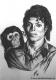 Michael Jackson mit Affe Bubbles (1998) Janette He - Janette Herlinger - Kohle auf  - Sonstiges - 