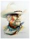 Robert Duvall (2008) - Werner Meier - Aquarell auf Papier - Gesichter-MÃ¤nner - 