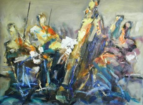 Gemälde zu G. F. Händel - Karl-Heinz Köhler - auf Array - Array - Gemälde zu G. F. Händel - Karl-Heinz Köhler - auf Array - Array -