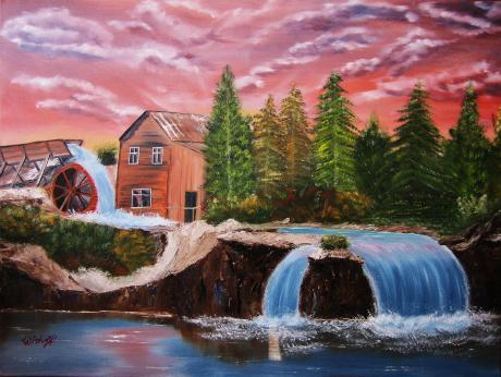 Wassermühle - Wassilij Dahmer - Array auf Array - Array - Array Wassermühle - Wassilij Dahmer - Array auf Array - Array - Array