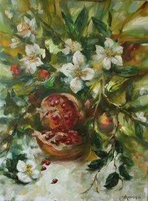 Den Granat und die blühenden Zweige. - Anatoliy Rozhansky - Array auf Array - Array - Array Den Granat und die blühenden Zweige. - Anatoliy Rozhansky - Array auf Array - Array - Array