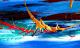 Atlantis - Mario Wiltzsch - Acryl auf Holz - Abstrakt - 