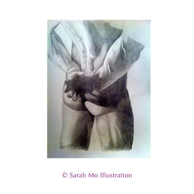 Akt Männlicher Rücken - Sarah Mo Illustration - Array auf Array - Array - 