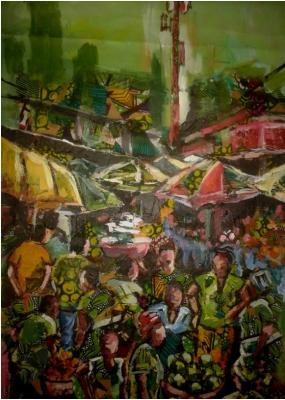 Neues Kunstwerk - Dingui Herve gerard Boni -  auf  -  - 