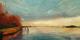 sunset venice - Ellen Fasthuber-Huemer - Ãl auf Leinwand - Landschaft - Impressionismus