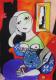 In Anlehnung an ein Bild von Picasso - 3 -  - Viviane Wenz - Pastell auf  -  - 