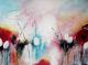 Blumenwiese - Meike meikeart - Acryl auf Leinwand - - Abstrakt Blumenwiese - Meike meikeart - Acryl auf Leinwand - - Abstrakt