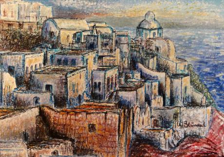 Griechisches Dorf - Wolfgang Blümel - Array auf Array - - Griechisches Dorf - Wolfgang Blümel - Array auf Array - -