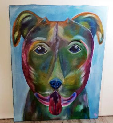 ---Hund ganz bunt - ulrike beckmann - auf - Array - ---Hund ganz bunt - ulrike beckmann - auf - Array -