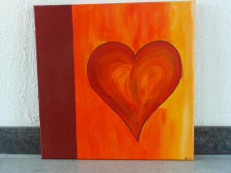 Herz in Acryl - Alexandra Claß - Array auf Array - Array - Array Herz in Acryl - Alexandra Claß - Array auf Array - Array - Array